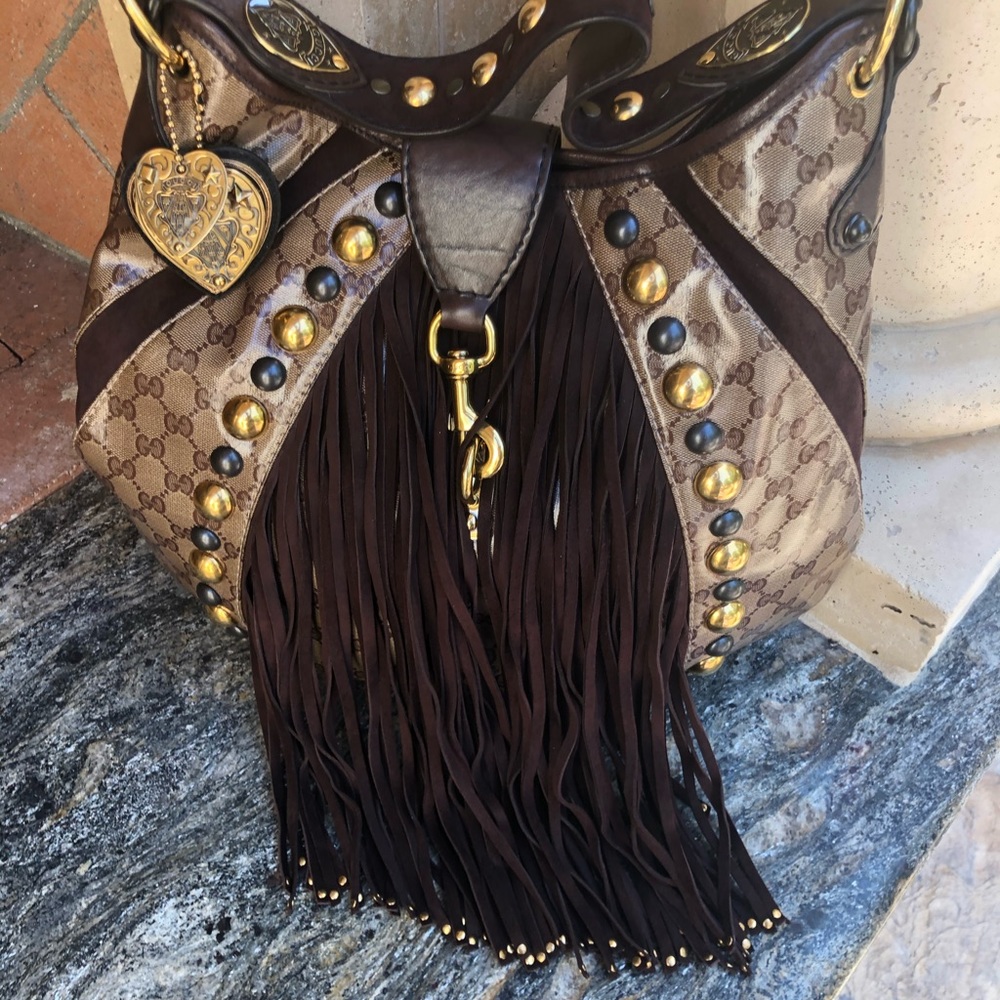 Gucci Large Babouska Studded Bag